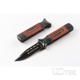 Chong Ming CM73 fast opening folding knife（black Titanium surface）UD404911